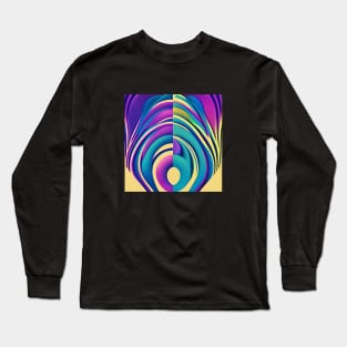 Dual Abstraction Long Sleeve T-Shirt